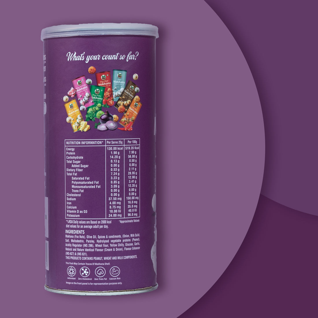 Cream & Onion Makhana (80gm)