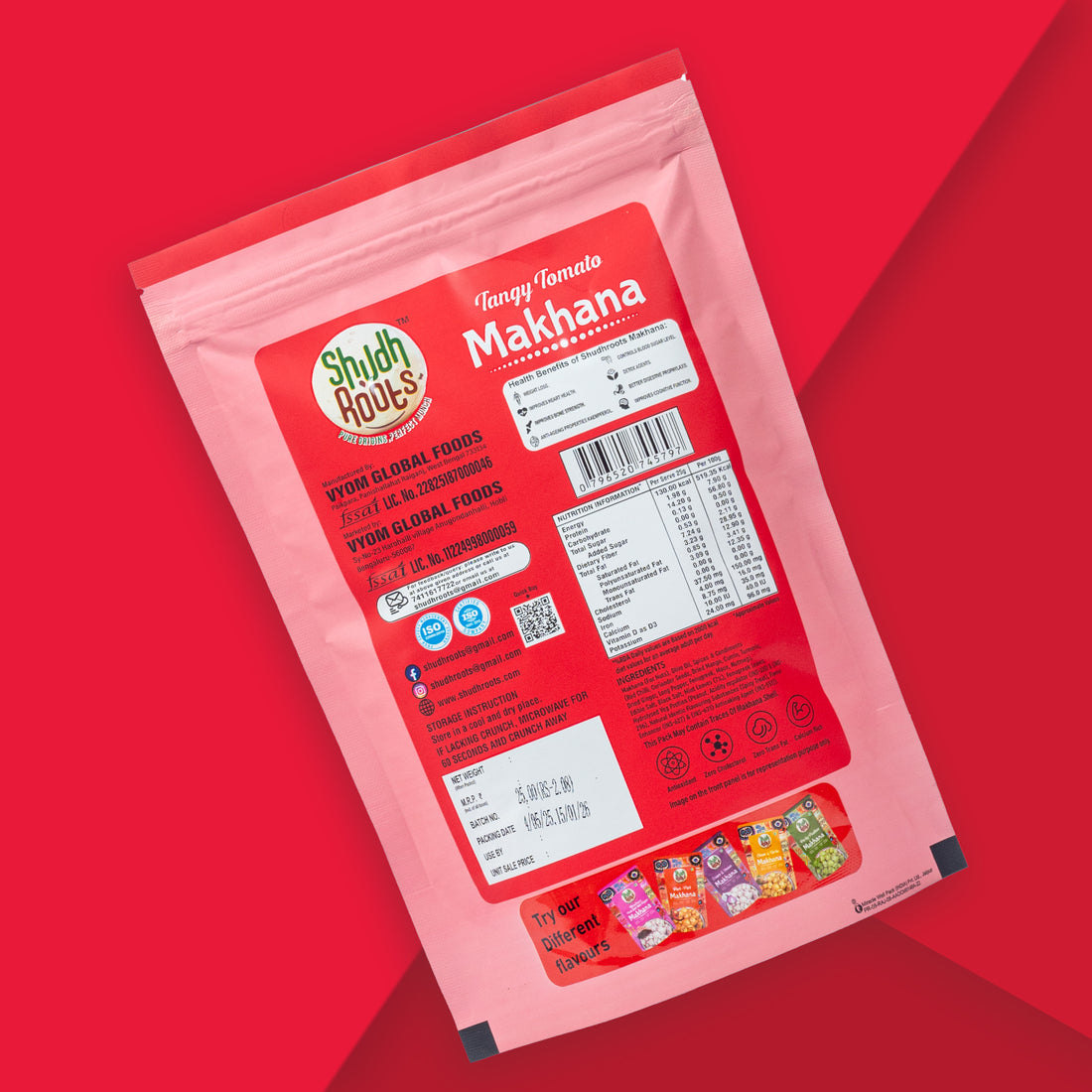 Tangy Tomato Makhana (60gm)