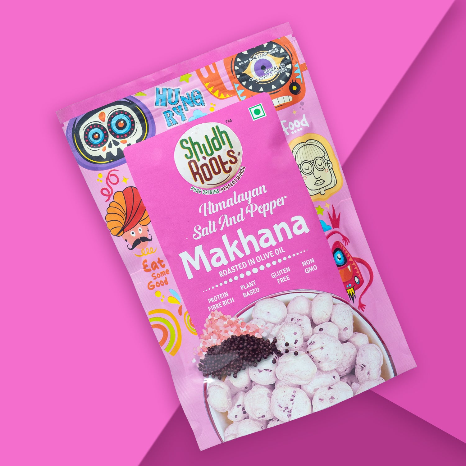 Himalayan Salt & Pepper Makhana (60gm)